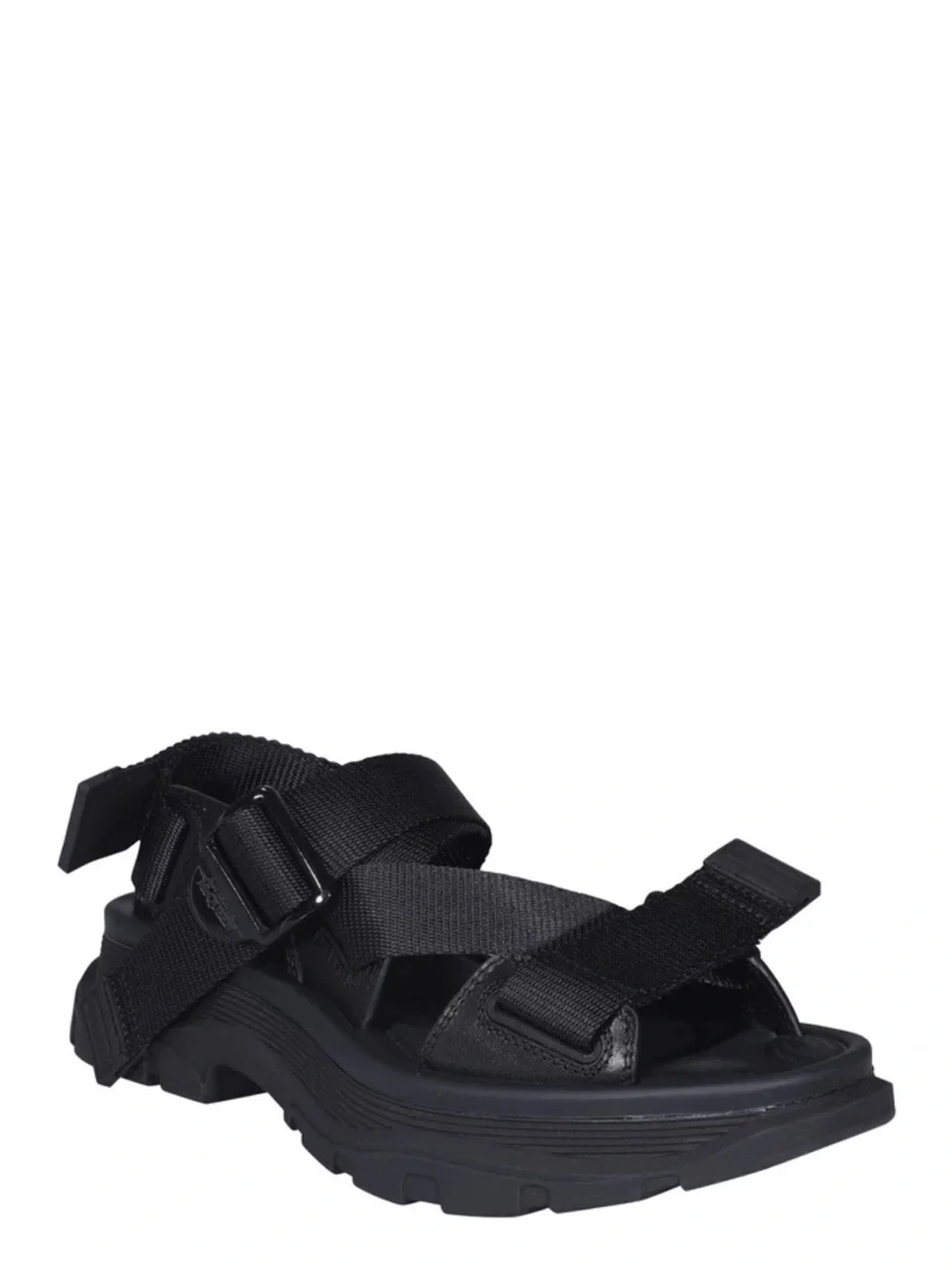 Alexander McQueen Black Sport Strap Sandals - Picture 2 of 3